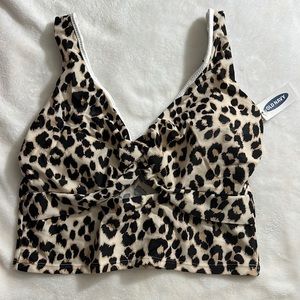Old Navy Swim - Cheetah Padded Bikini Top
